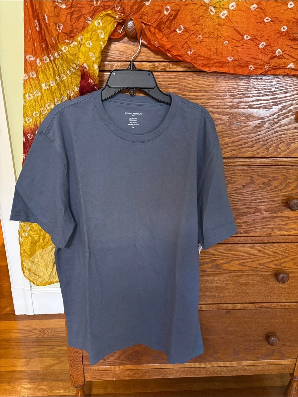 Banana Republic Men's Short Sleeve Crew Tee in Blue NWT